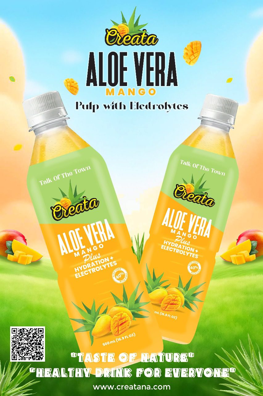 Creata Aloe Vera Mango – hydration with electrolytes